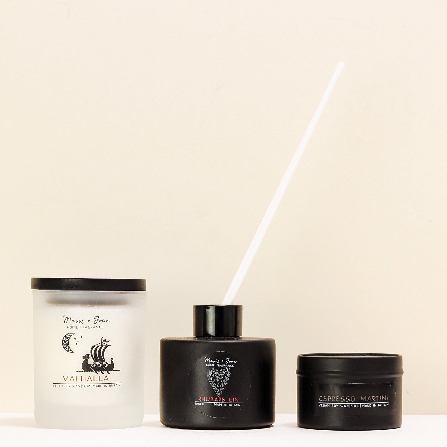 Valhalla soy wax candle - Viking warrior.