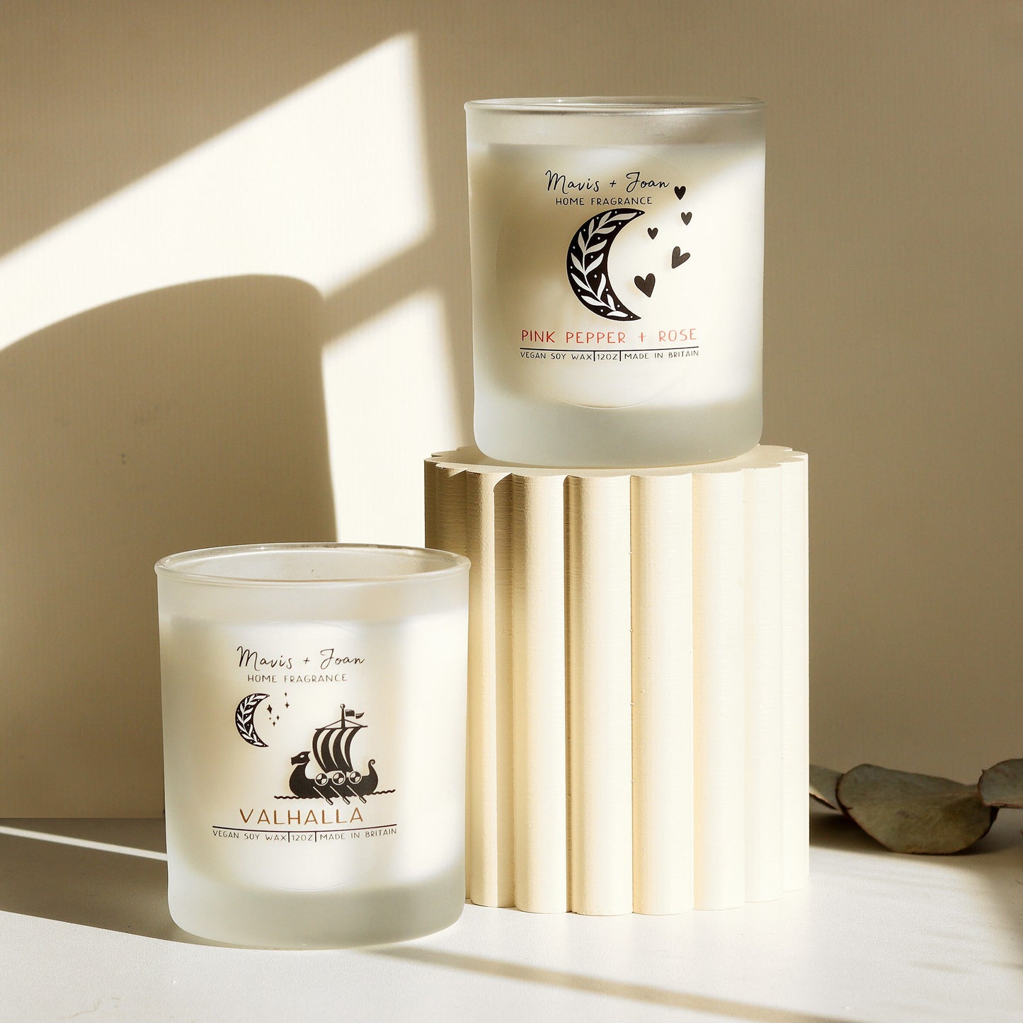 Valhalla soy wax candle - Viking warrior.