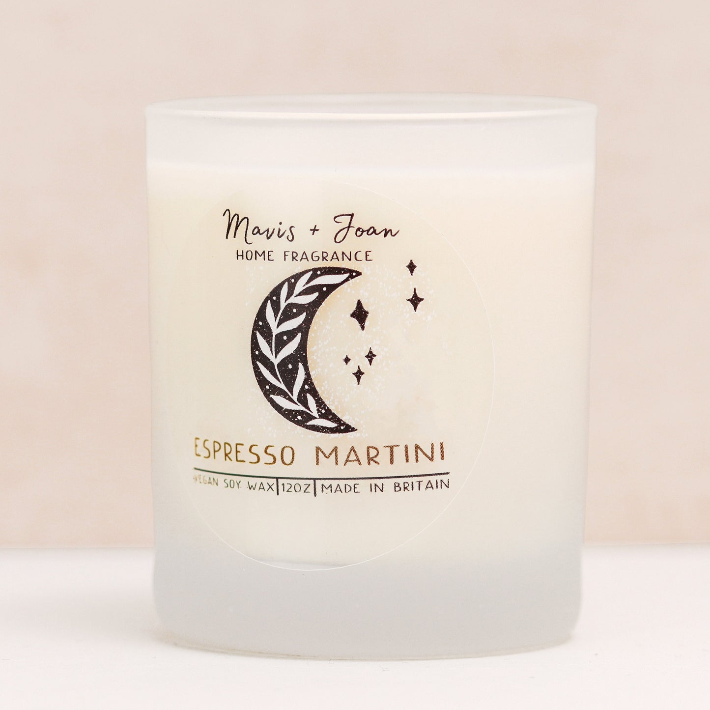Espresso martini soy wax candle - Powerful coffee scent.