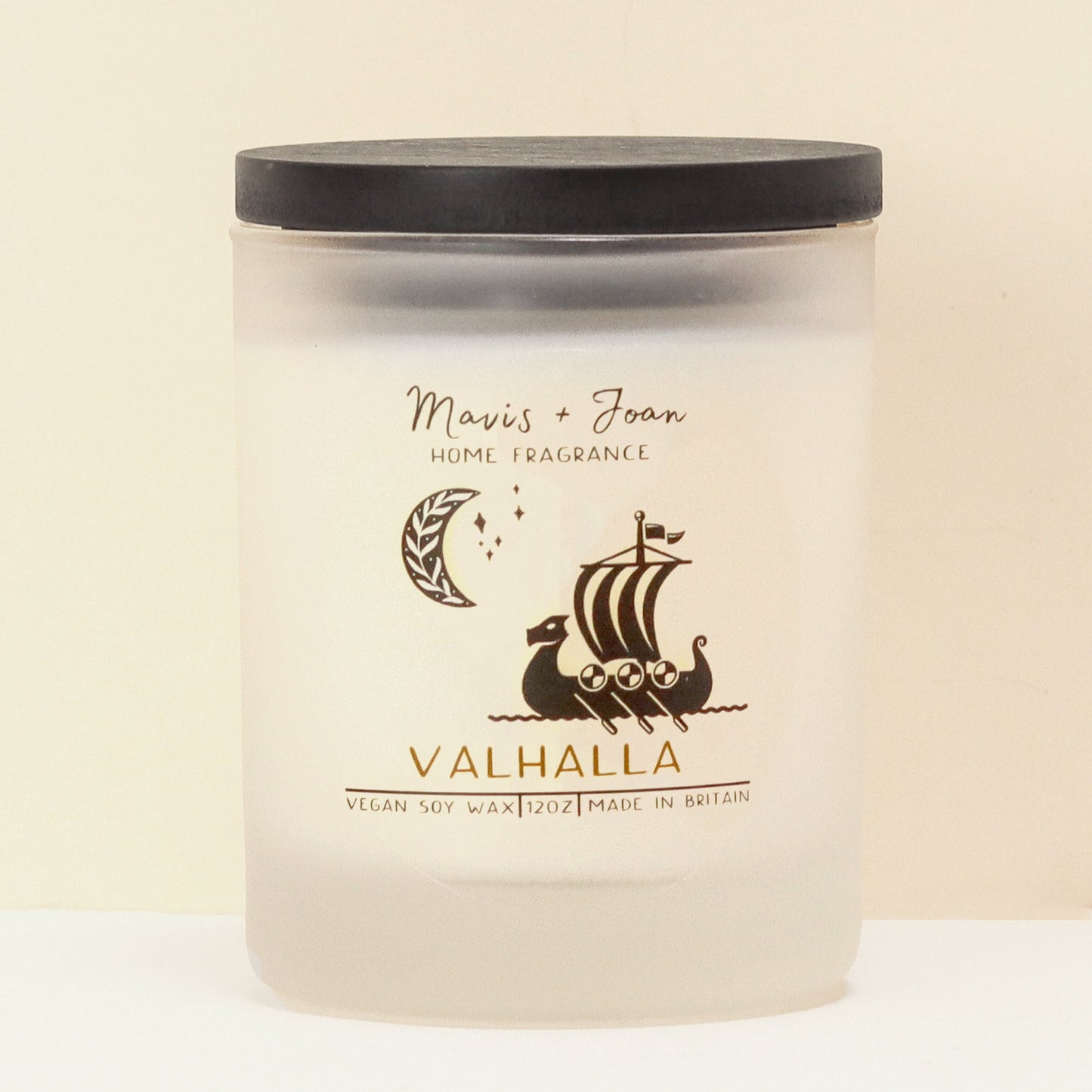 Valhalla soy wax candle - Viking warrior.