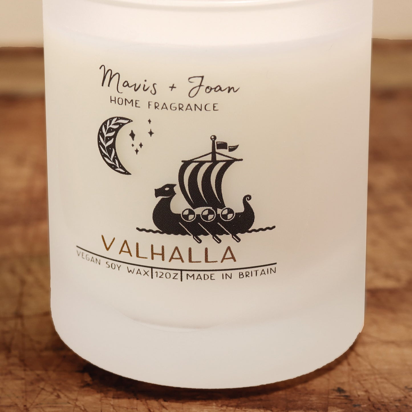 Valhalla soy wax candle - Viking warrior.